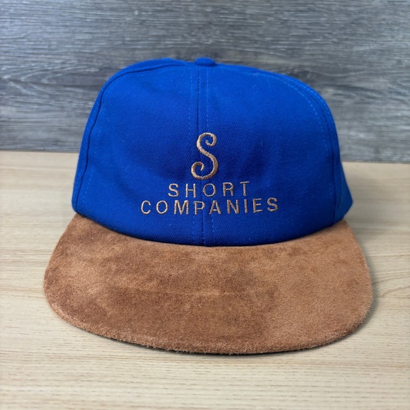 Snap-Back Other - Vintage Short Companies Hat Cap Snapback Blue USA Made One Size‎ Adjustable